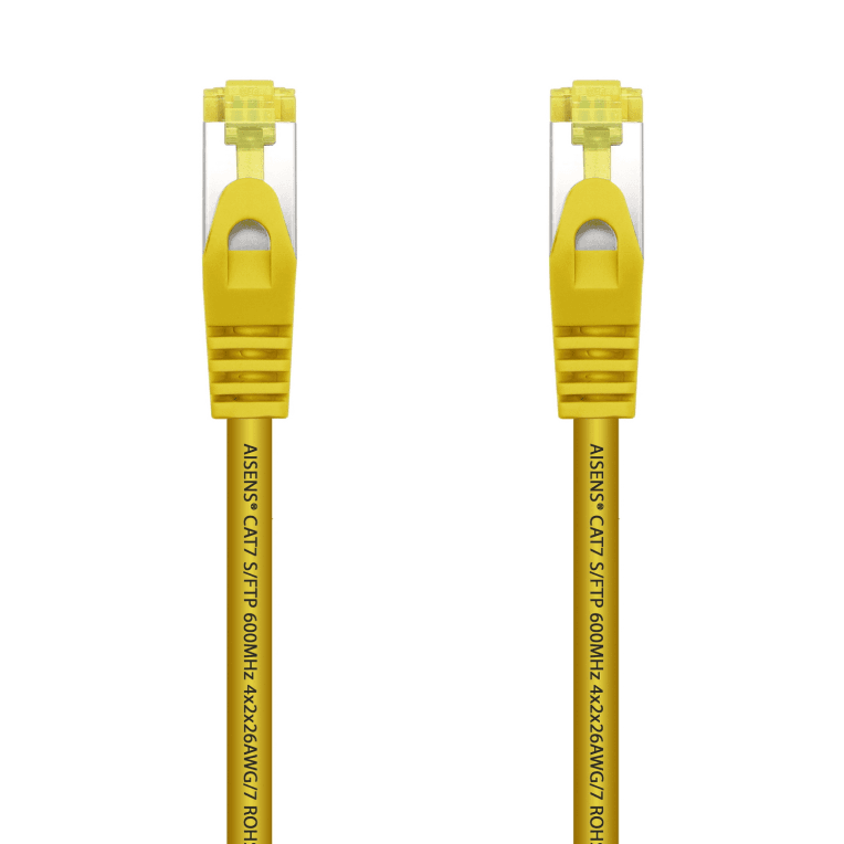 Cable Red Aisens Latiguillo RJ45 LSZH Cat.7 SFTP PIMF 0.5M Amarillo — imagen 1
