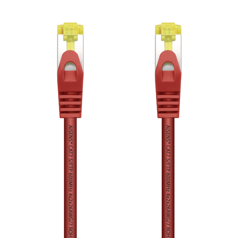 Cable Red Aisens Latiguillo RJ45 LSZH Cat.7 SFTP PIMF 1.0M Rojo — imagen 1
