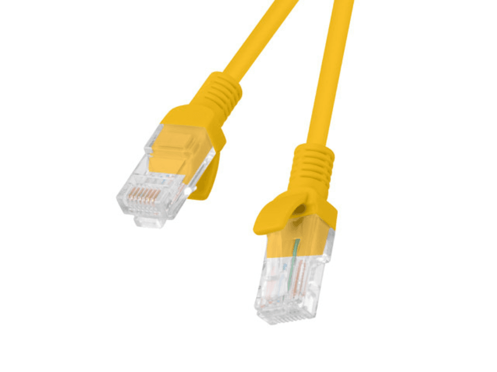 CABLE RED LANBERG LATIGUILLO CAT.6 UTP 0.50M NARANJA FLUKE PASSED — imagen 1