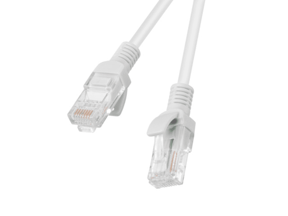 CABLE RED LANBERG LATIGUILLO CAT.6 UTP 3M GRIS FLUKE PASSED — imagen 1