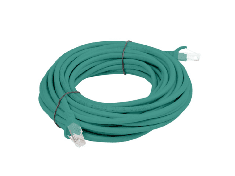 CABLE RED LANBERG LATIGUILLO CAT.6 UTP 5M VERDE FLUKE PASSED — imagen 1