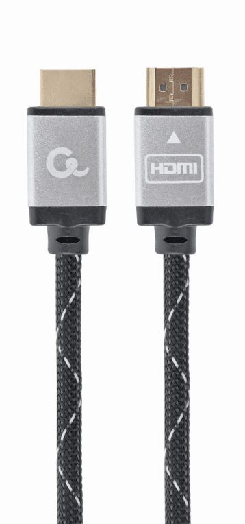 Cable Trenzado Hdmi 2.0 4K 60Hz Gembird Select Plus Con Ethernet 7.5m Negro — imagen 1