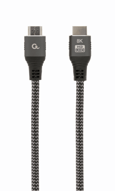 Cable Trenzado Hdmi 2.1 8K 60Hz Gembird Select Plus Series Con Ethernet 2m Negro — imagen 1