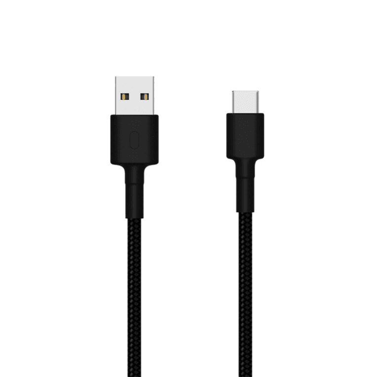 Cable USB 2.0 Xiaomi SJV4109GL USB Macho USB Tipo-C Macho Negro — imagen 1