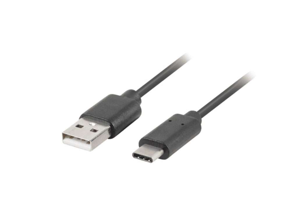 Cable USB 3.1 Lanberg USB-A Macho a USB-C Macho 1m Negro — imagen 1