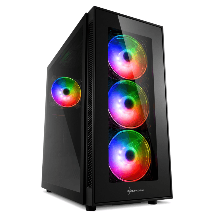 Caja ATX Sharkoon TG5 Pro RGB Negra 2xUSB3.0/2xUSB2.0 — imagen 1