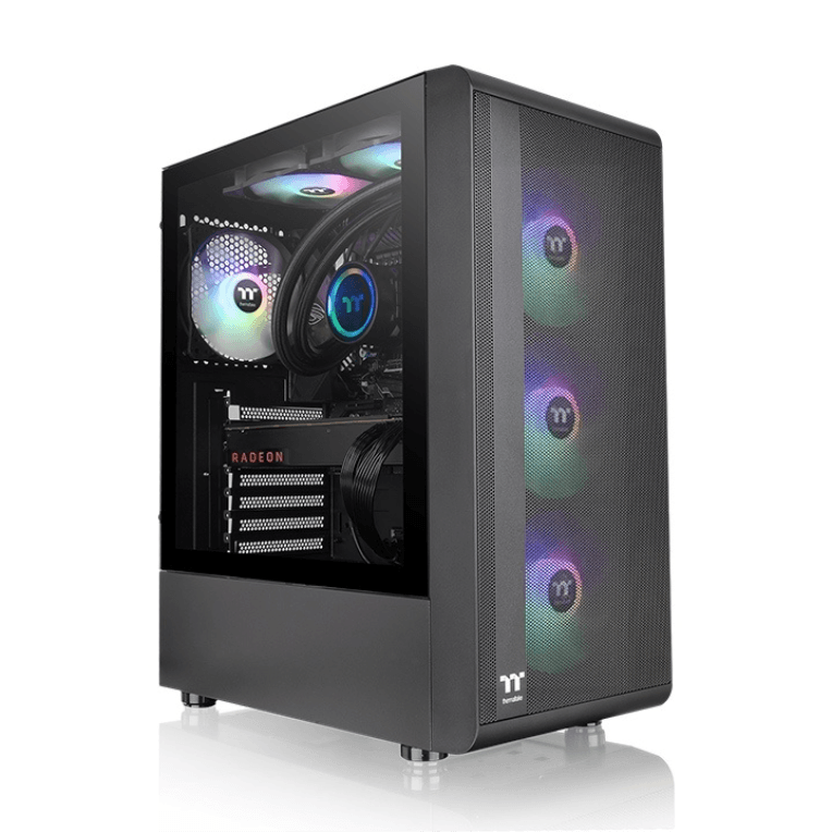 Caja ATX Thermaltake S200 TG ARGB Negra 2xUSB3.0 — imagen 1