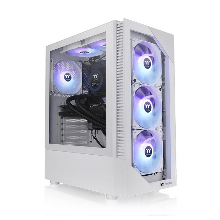Caja ATX Thermaltake View 200 TG ARGB Blanca 2xUSB3.2 — imagen 1