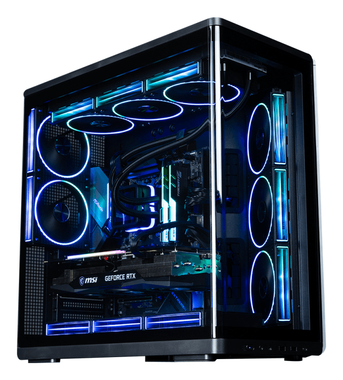 Caja ATX Zalman P60 ARGB Negra 2xUSB3.0 3 Ventiladores — imagen 1