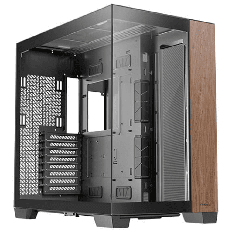 Caja E-ATX Antec Gaming Fishtank C8 Wood 2xUSB3.0 Tipo C — imagen 1