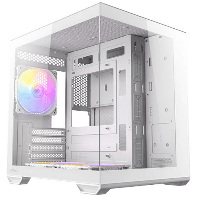 Caja Micro-ATX Antec CX60M ARGB Blanca 2xUSB3.0 2 Ventiladores — imagen 1