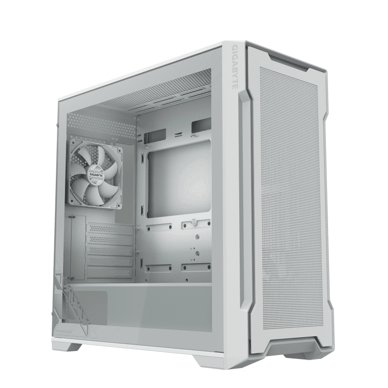 Caja Micro-ATX Gigabyte C102 Glass Blanca 2xUSB3.0 — imagen 1