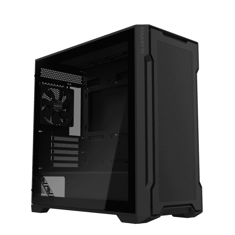 Caja Micro-ATX Gigabyte Gaming C102 Glass 2xUSB3.0 Negra — imagen 1
