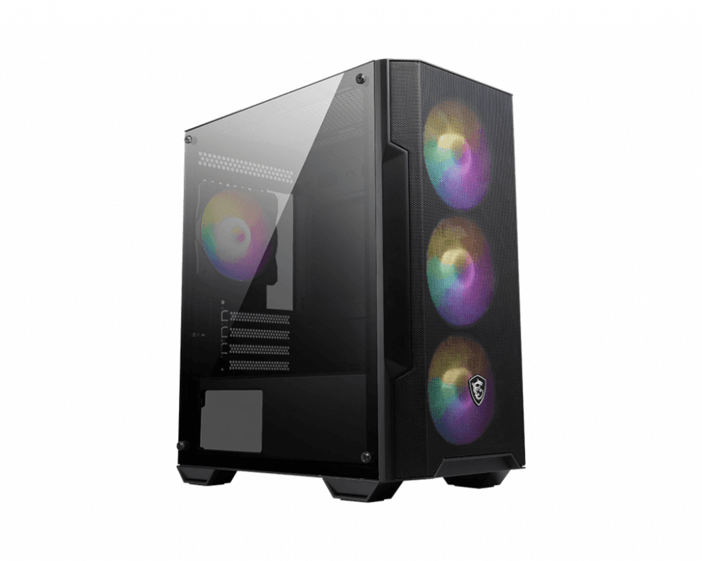 Caja Micro-ATX MSI MAG Forge M100A RGB Negra 1xUSB3.2 — imagen 1