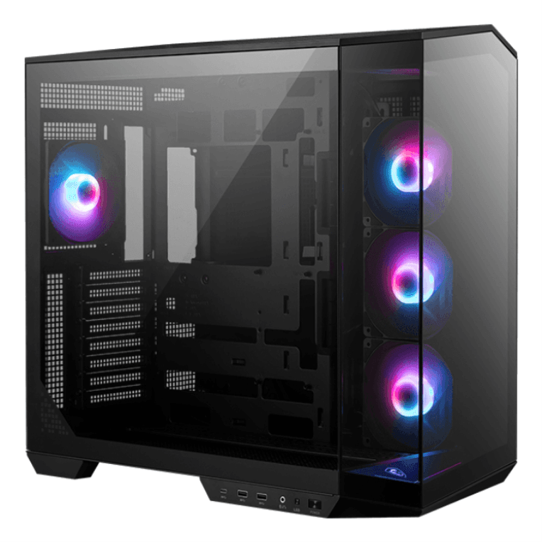 Caja Micro-ATX MSI MAG Pano 100R PZ RGB Negra — imagen 1