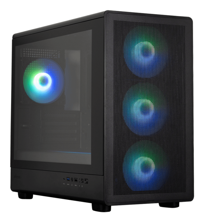 Caja Micro-ATX Zalman M5 ARGB Negra 2xUSB3.0 4 Ventiladores — imagen 1