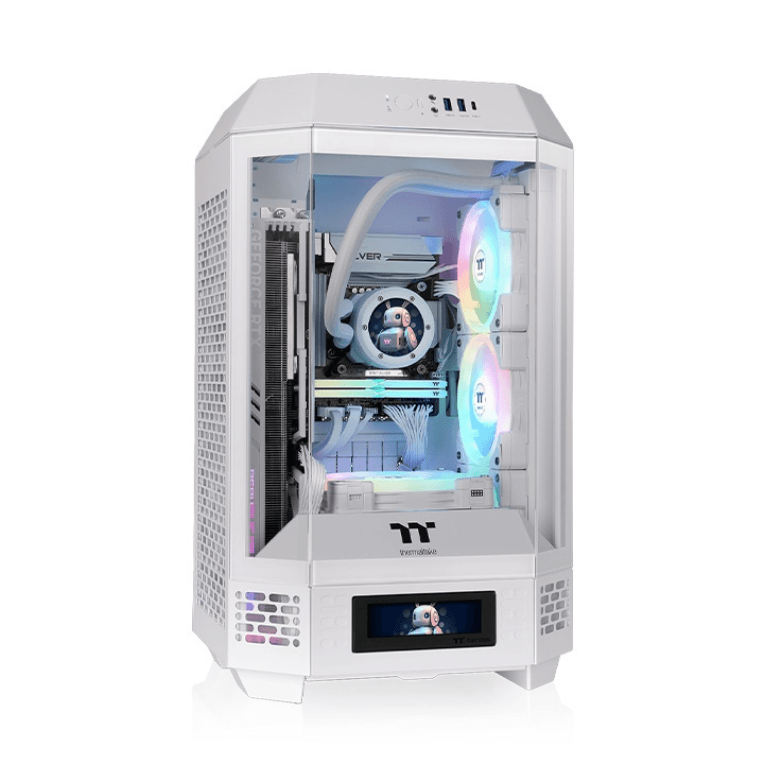 Caja Mini-ITX Thermaltake Tower 250 2xVentiladores Blanca — imagen 1