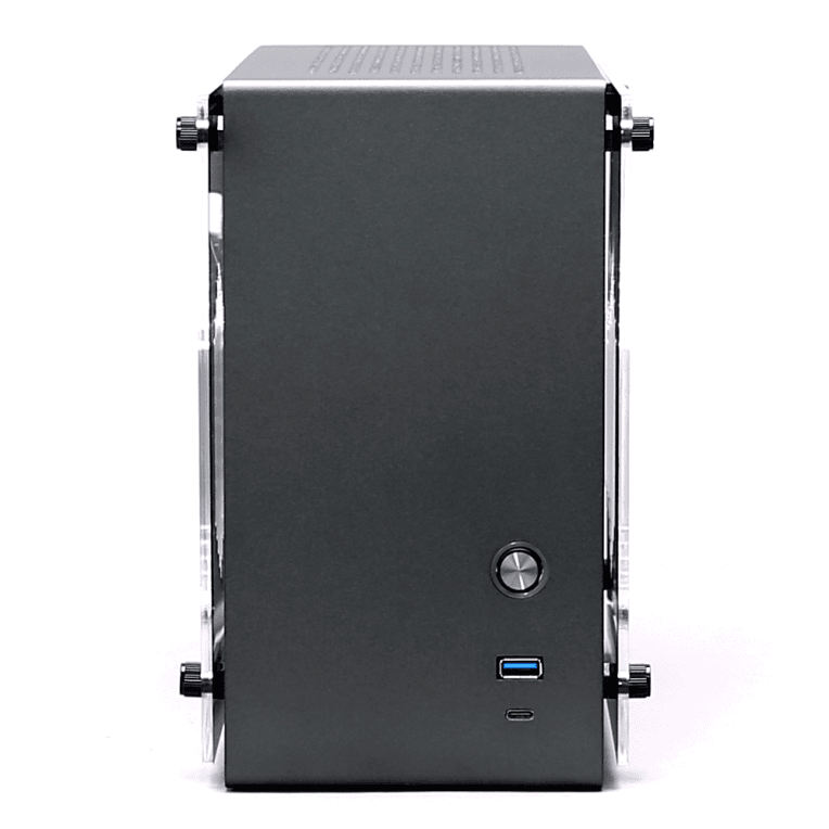 Caja Mini-ITX Zalman M4 ARGB Gris 2xUSB3.0 1 Ventilador — imagen 1