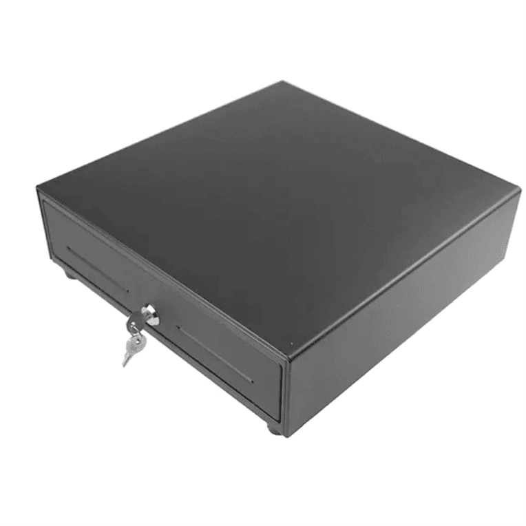 Cajón Portamonedas Mustek 410X415 Mm 5 Bill/8 Mon RJ12 Microswitch Negro — imagen 1