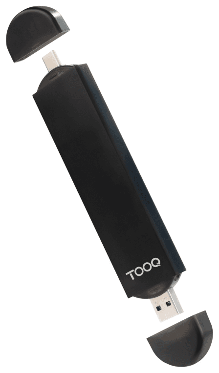 CARCASA TOOQ TQE-2240B M.2 NGFF/NVMe USB 3.2 GEN2 USB-C — imagen 1