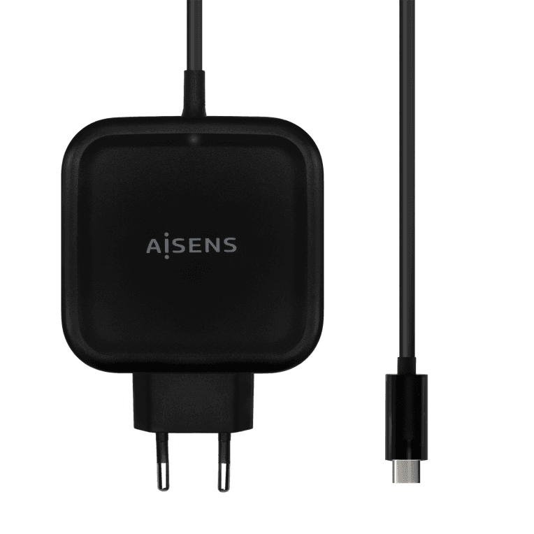 Cargador Aisens 65W PD3.0 QC3.0 1xUSB-C 1.2M Negro — imagen 1