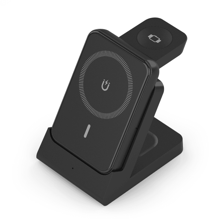 Cargador Aisens Inalambrico USB-C 4 en 1 15W Movil Apple Watch Auriculares — imagen 1