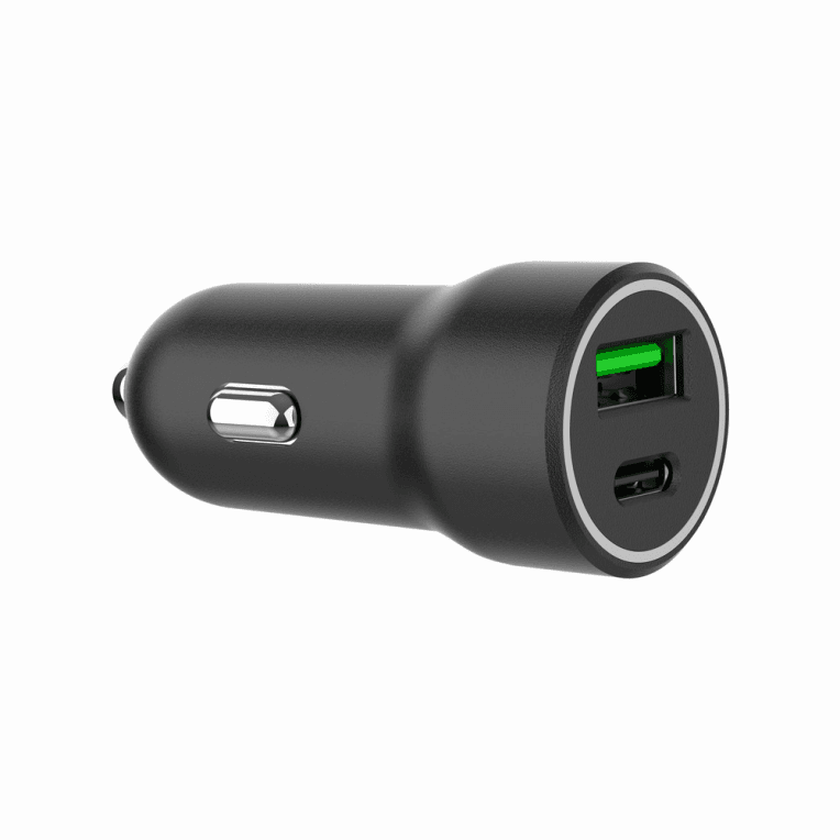 Cargador Gembird Coche 2 Puertos USB Tipo C PD 20W Negro — imagen 1