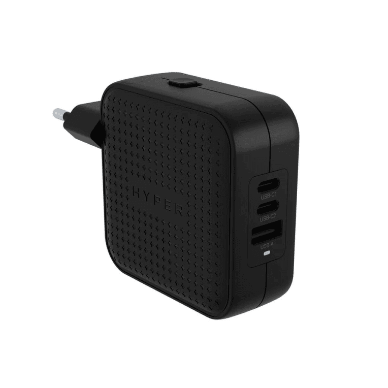 Cargador Hyper HyperJuice 70W USB-C GaN Travel Charger (3C+1A) - Black — imagen 1