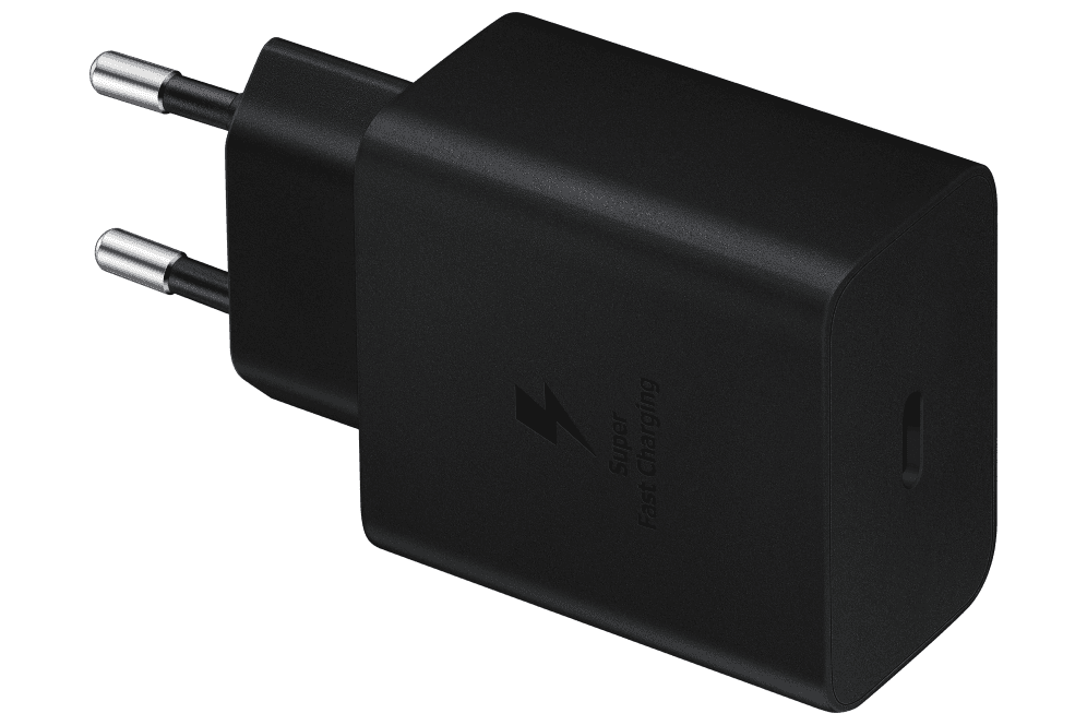 Cargador Rapido Samsung EP-T4510 45W USB-C Con Cable Negro — imagen 1