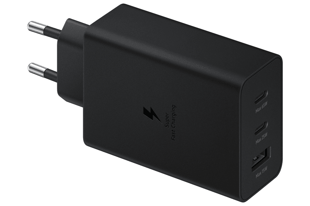Cargador Samsung EP-T6530 65W USB-C USB-A Negro Sin Cable — imagen 1