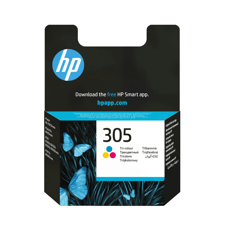 Cartucho de Tinta Silla HP 305 Tricolor — imagen 1