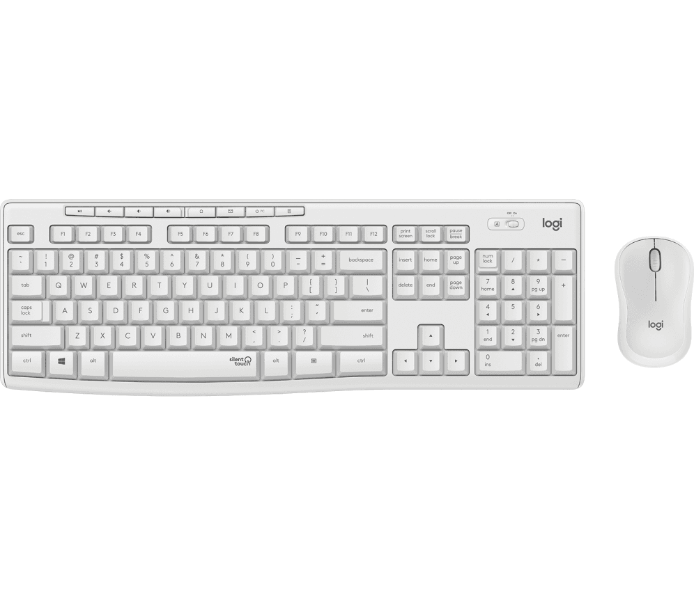 Combo Teclado Raton Logitech Mk295 Rf Inalambrico Blanco — imagen 1