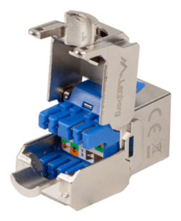 Conector Keystone Lanberg Cat.6 FTP RJ45 Tool-Less para Instalación Rápida — imagen 1