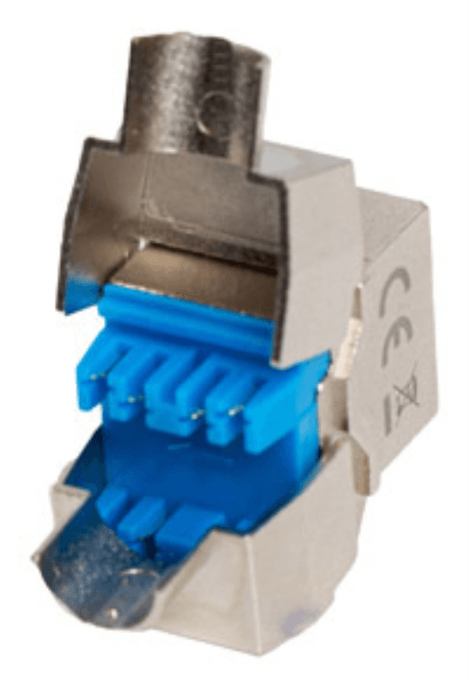 Conector Keystone Lanberg Cat.8.1 FTP RJ45 Tool-Less para Infraestructura de Alta Velocidad