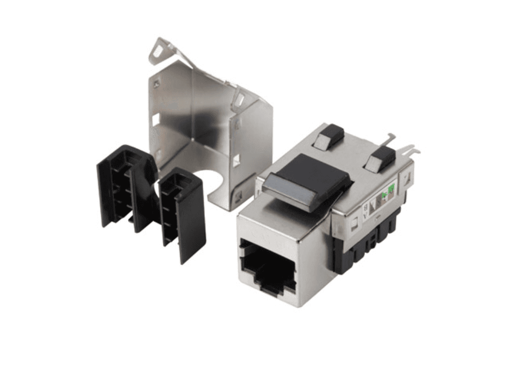 Conector Keystone Lanberg RJ45 LSA Cat.6 FTP 90 Grados para Montaje en Panel — imagen 1
