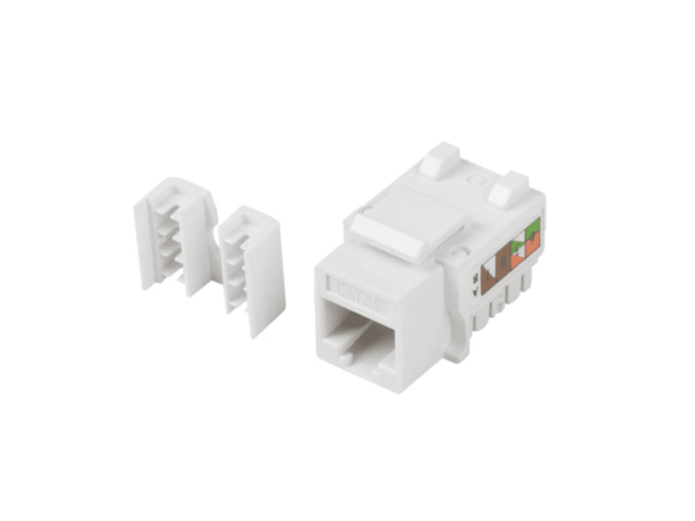 Conector Lanberg Keystone Cat.5e UTP RJ45 90 Grados para Espacios Reducidos — imagen 1