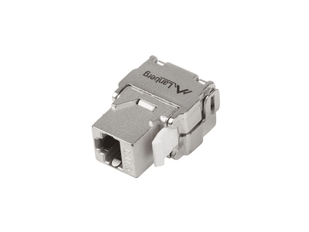 Conector Lanberg Keystone Tool-Less RJ45 a LSA Cat.6 FTP 180 Grados — imagen 1