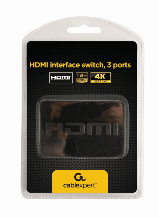 Conmutador Gembird DSW-HDMI-34 3 Puertos HDMI
