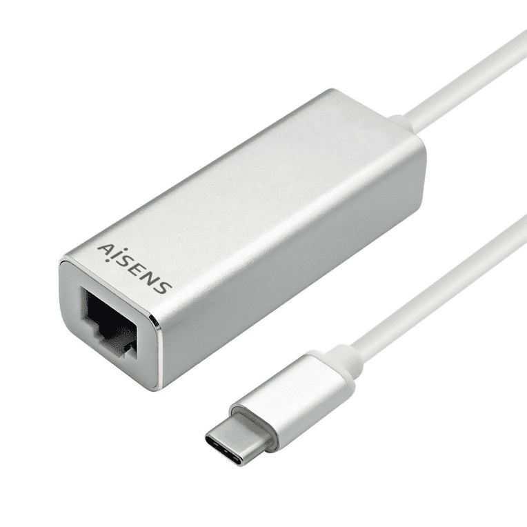 Conversor Aisens USB 3.1 Gen1 USB-C a Ethernet Gigabit 15cm — imagen 1