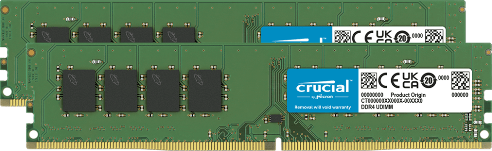DDR4 CRUCIAL 2 X 32GB 3200 — imagen 1