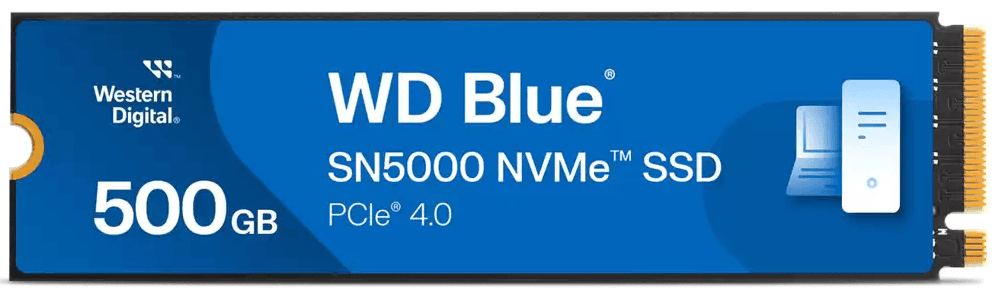 Disco Duro SSD Western Digital Blue SN5000 500GB NVME Gen4