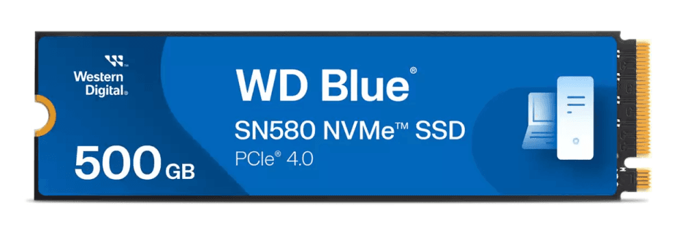 Disco Duro SSD Western Digital Blue SN580 500GB NVME — imagen 1