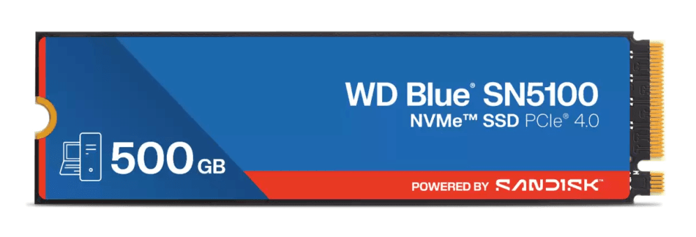 Disco Duro SSD Western Digital WD BLUE SN5100 500 GB NVME Gen4 — imagen 1