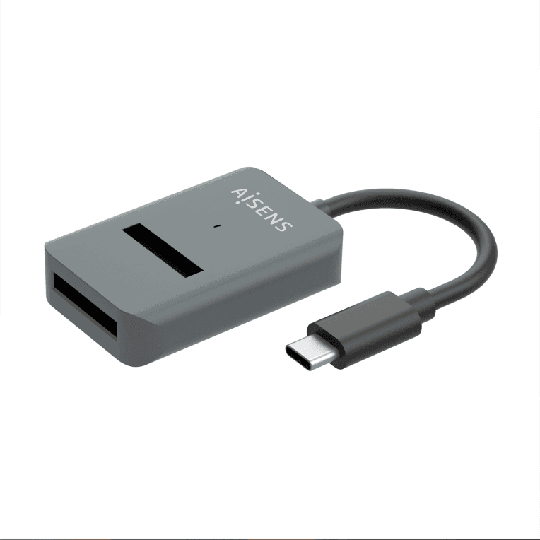 Dock Usb-C Aisens M.2 Ngff Asuc-M2D012-Gr Sata/Nvme A Usb3.1 Gen2 Gris — imagen 1