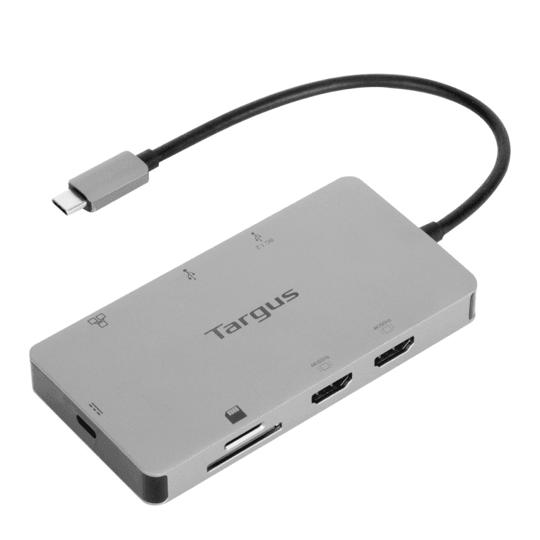 DOCKING STATION TARGUS TIPO C A HDMI 2.0 X2 USB-A X2 PLATA — imagen 1