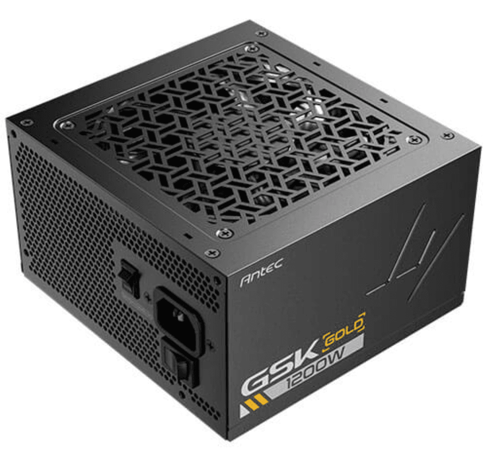 Fuente Antec GSK1200 EC 1200W 80+ Gold Full Modular Negra — imagen 1
