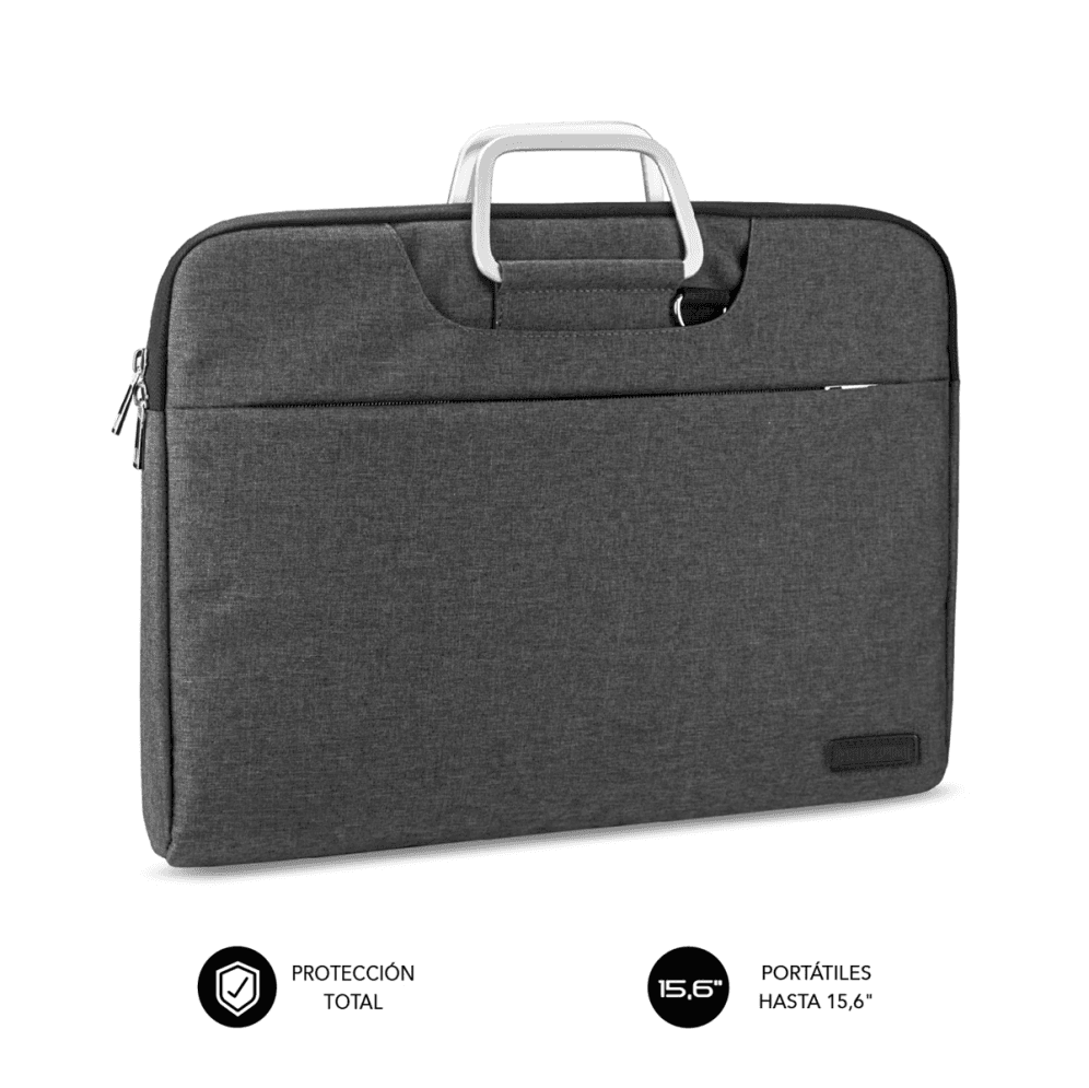 FUNDA PORTATIL SUBBLIM BUSINESS LAPTOP SLEEVE 15,6" GREY — imagen 1