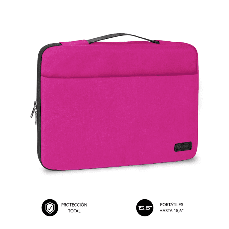 FUNDA PORTATIL SUBBLIM ELEGANT LAPTOP SLEEVE 15,6" PINK — imagen 1