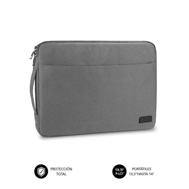 FUNDA PORTATIL SUBBLIM URBAN LAPTOP SLEEVE 13,3-14" GREY — imagen 1