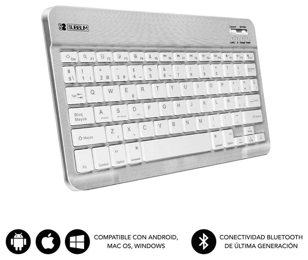 FUNDA TABLET SUBBLIM KEYTAB USB 10,1" ENGLAND 1 — imagen 1